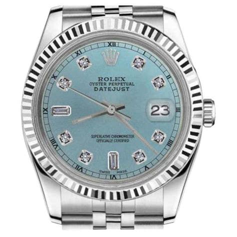 rolex 69160|ladies blue face rolex.